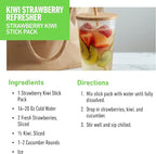 Isopure Clear Protein Stick Pack, Strawberry Kiwi, 20 Count (Pack of 1)
