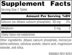 Source Naturals Melatonin, Helps Promote Sleep* - 2 mg - 120 Time Release Tablets