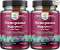 Soy Free Menopause Supplement for Women - Herbal Menopause Support for Night Sweats Hot Flashes Mood Support and Hormone Balance for Women with Black Cohosh & Vitex Chaste Berry - 75 Count - 2 Pack