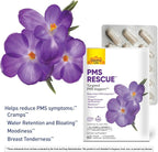 Country Life PMS Rescue – PMS Support Supplement for Women, Menstrual Cycle Support, Helps Support Mood, Bloating & Cramps, Herbal & Nutrient Blend, Vegan Capsules, 60 Count