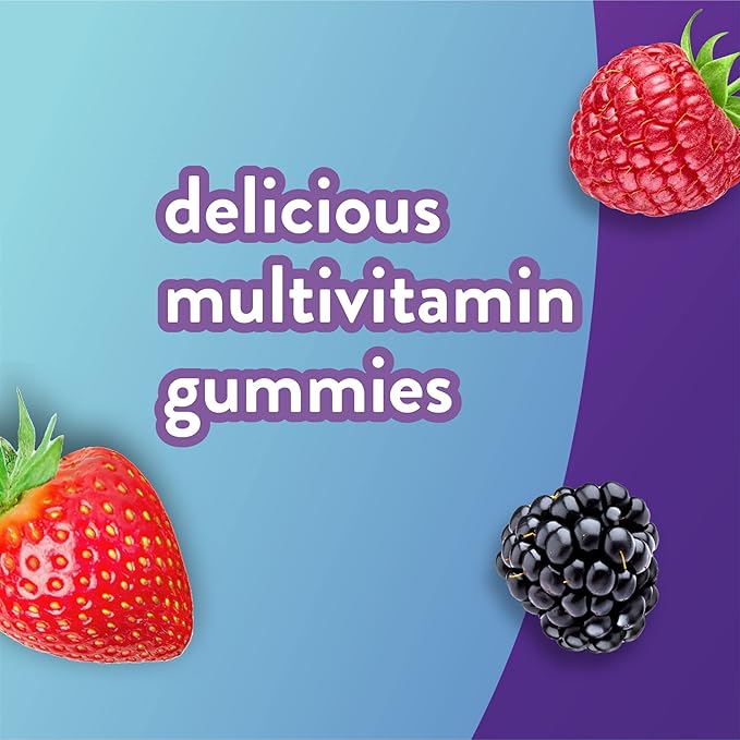 Vitafusion Men's Multivitamins | 150 Adult Gummies | with Vitamins A, B, C, D, E | Berry Flavor | Gluten Free Supplement