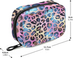 Leopard Weekly Medicine Pill Organizer Travel Pill Case Box Holder Container Small for Vitamin Supplement
