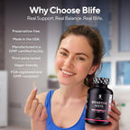 Myo-Inositol & D-Chiro Inositol 40:1 for Women | Inositol Supplement for Women | Hormone Balance, Fertility & Cycle | Vitamin B8, Insulin & Flo Ovarian Support | 120 Caps