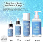Cos De BAHA Hyaluronic Serum 4 Fl Oz – Pure Sodium Hyaluronate 10,000 ppm Hydrating Face Serum for Dry & Dehydrated Skin – Lightweight Fragrance-Free Korean Skincare Formula (120 ml)