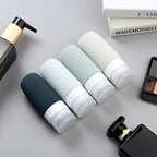 Mrsdry Travel Bottles for Toiletries, Tsa Approved 2oz Travel Bottles, BPA Free Leak Proof Travel Size Toiletry Containers, Refillable Travel Accessories with Toiletry Bag for Shampoo Liquid (4 Pack)