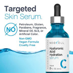 NeoCell Hyaluronic Acid Hydration Serum | 2 fl oz | Hydrating Formula for Face | Advanced Skin Care