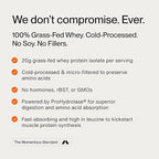 Momentous Essential Grass-Fed Whey Protein Powder - 20 g Whey Isolate Protein - NSF Certified for Sport - Gluten-Free - 25 Servings for Essential Everyday Use - Strawberry - Package May Vary