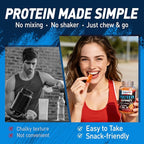 Whey Protein Gummies for Women Men, 12g High Protein Supplements with Collagen & BCAA for Muscle & Energy Recovery, Sugar-Free & Low Calorie Snacks, Orange, 120 Chews