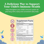 Sambucus Elderberry Gummies for Kids Health - Delicious Black Elderberry Gummies with Zinc and Vitamin C for Kids Immune Support - Gelatin and Gluten Free Non-GMO Immunity Support - 60 Count