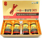 2 Set Box - 365 Korean Red Ginseng 6 Years Old Extract - Cao Hong Sam 6 Tuoi 365-240g per Bottle with 4 Bottles per Set Box - Made in Korea