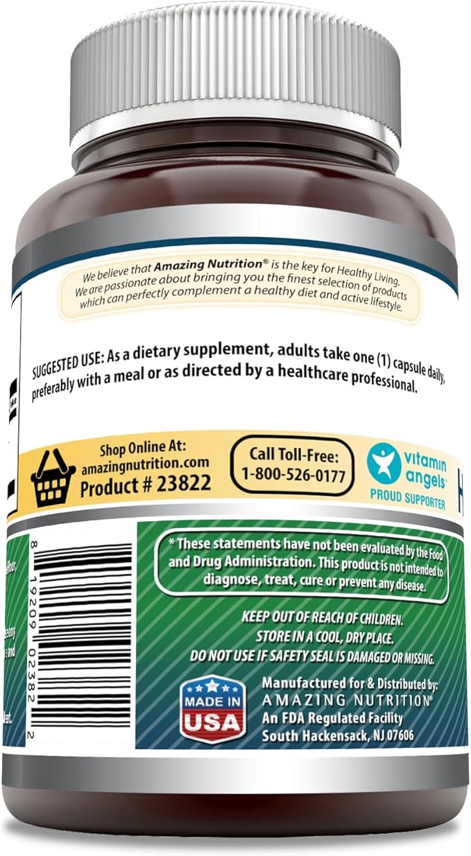 Amazing Formulas Hyaluronic Acid 100 Mg Supplement | Capsules | Non-GMO | Gluten-Free | Made in USA (1 Pack, 360 Count)