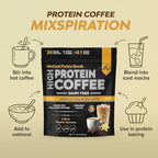 MariGold High Protein Collagen Coffee - Vanilla Collagen Latte, Dairy Free, 20g Grass-Fed Type I & III Collagen Peptides, Energy Boost, 2 Shots Organic Espresso, Non-GMO, 1 Lb Bag, 15 Servings