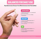 Hormone Harmony for Women – Natural Hormonal Balance Support for Menopause & Perimenopause – Hot Flashes, Mood Swings, Cravings, Bloating Relief – 60 Capsules