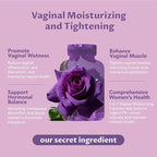 2 Packs Vaginal Tightening Capsules for Women – Kacip Fatimah, Manjakani & Slippery Elm – Support pH Balance, Vaginal Moisture & Elasticity – 120 Vegan Capsules