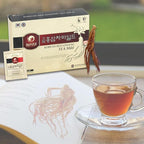 SAMSIDAE Korean Panax Red Ginseng Instant Tea, Box of 50 Sachets, Improves Blood Circulation, Intellectual Performances and Memory, stimulates Energy
