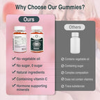 Feminine Balance Gummies - 1 Billion CFU Probiotics & Vitamin C - Supports Vaginal pH & Flora Balance - Sugar Free, Vegan, Pineapple Flavor - 60 Gummies