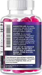 Sleep Gummies - 8mg Melatonin Per Serving - With Passiflora Extract for Restful Sleep - Fast Acting Melatonin Sleep Gummy Supplement for Adults, Vegan, Non-GMO, Tasty Strawberry Flavor - 120 Gummies