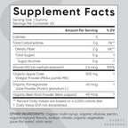 Organic Apple Cider Vinegar Gummies with The Mother - USDA Organic, Vegan Certified & Non-GMO Verified (60 Vegan Gummies)