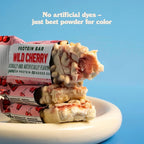 Barebells Protein Bars Wild Cherry - 12 Count, Pack of 2 - 1.9oz Bars - Protein Snacks with 20g of High Protein - White Chocolate Protein Bar with 1g of Total Sugars - On The Go Protein Snack & Breakfast Bars