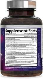 Menopause Supplements for Women - Hot Flash Night Sweats & Menopause Relief Pills - Probiotic Blend 8 Billion CFU Per Serving with Dong Quai & Black Cohosh - Vaginal, Digestive Support - 120 Capsules