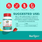 MARYRUTH'S Kids Nighttime Gummies | Sugar Free | NO Melatonin with L Theanine, Lemon Balm, Chamomile, Vitamin B6 | Relaxation Support for Kids 2+ | Vegan | Non-GMO | Gluten Free | 60 Count