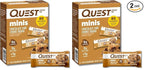 Quest Nutrition Mini Chocolate Chip Cookie Dough Protein Bars,8g Protein,1g Sugar,2g Net Carbs,Gluten Free,14 Count (Pack of 2)
