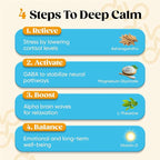 Venture Pal Calm Drink Mix, Cortisol Reducer and Sleep Aid with Magnesium Glycinate, Ashwagandha, L-Theanine,Vitamin D, Calm Magnesium Powder for Relax & Focus, No Sugar, Non GMO, Vegan & Gluten-Free