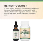 Double Wood Supplements Organic Lemon Balm Tincture - for Digestion & Relaxation 590mg - 2FL OZ, 120 Servings (Better Absorbed Than Capsules, Great for Lemon Balm Tea)