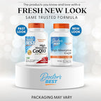Doctor's Best High Absorption CoQ10 with BioPerine Supplement - Coenzyme Q10 Caps for Heart Health & Antioxidant Support, Naturally Fermented CoQ10 - 360 Veg Capsules