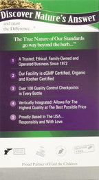 Nature's Answer Black Cohosh Root Vegetarian Capsules, 60-Count