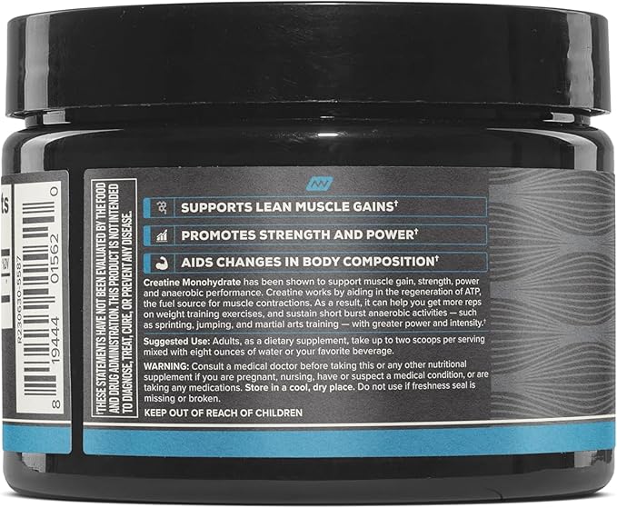 ONNIT Creatine Monohydrate Powder – IGEN™ Non-GMO Tested, 5g Premium Creatine for Muscle Strength, Power & Lean Mass, Supports Brain Health & Cellular Energy, Unflavored, 30 Servings, 5.29 oz 3-Pack