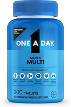 One A Day Multivitamin for Men - Daily Mens Multivitamins with Vitamin D, Zinc, Folic Acid, and B Vitamins, Physical Energy Support, 200 Count