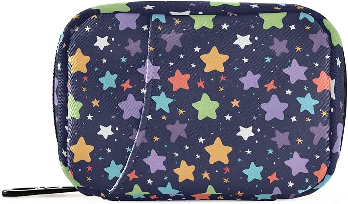 Stars Weekly Medicine Pill Organizer Travel Pill Case Box Holder Container Small for Vitamin Supplement