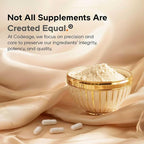Codeage Multi Collagen for Women & Men Biotin 10000mcg Keratin, Protein Powder Vitamin C B6 D3, Hyaluronic Acid, Niacin - Hydrolyzed Collagen Coffee Creamer 5 Types - Unflavored - Non-GMO - 11.5oz