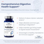 1MD Complete Probiotics Platinum | Supports Digestive Health | with Nourishing Prebiotics, 51 Billion Live CFU, 11 Strains, Dairy-Free | 30 Vegetable Capsules (2-Pack)