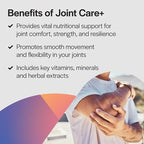 PureFormulas Joint Care + - Premium Joint Support Supplement with Hyaluronic Acid, Glucosamine, MSM, Green Lipped Mussel, Turmeric & More - Non-GMO Formula for Adults (120 Capsules)