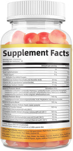 Premium Feminine Balance Gummies – 2 Pack, Probiotic + Enzyme Blend for Digestive, Hormone & PH Balance, Pineapple Flavor, 120 Gummies