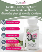 Boric Acid Vaginal Suppositories Advanced Feminine pH Balance Support, Odor Control & Itch Relief, Pure & Gentle Intimate Care, Easy-Insert Applicator