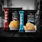 Protein Chips, 14g Protein, 3g-4g Net Carbs, Gluten Free, Keto Snacks, Low Carb Snacks, Protein Crisps, Keto-Friendly, Made in USA (Barbecue & Sea Salt Vinegar, Trial Pack)