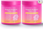 Her Juicy Feminine Probiotics Gummies, Premium Feminine Balance Gummies with Slippery Elm for Women's pH Balance, Healthy Odor, Flora and Immune Support – 60-Day Supply