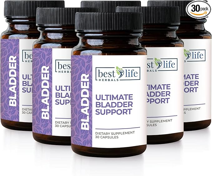 Ultimate Bladder Support Dietary Supplement 30 Capsules Restore Your Freedom and Confidence - 6 Bottles
