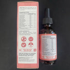 Kids Liquid Botanical Drops – Natural Blend with Prebiotics, Chamomile, Ginger & Elderberry – Sugar-Free, Alcohol-Free, Non-GMO – 2 fl oz