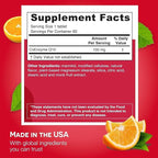 EZ Melts Coq10 - Antioxidant Supplement for Heart, Immune & Energy Support - No Artificial Flavors - Non-GMO & Vegan - Tangy Orange - 120 Dissolvable Tablets (120 Servings)