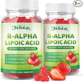 R Alpha Lipoic Acid 600mg Gummies, Stabilized R-Alpha Lipoic Acid, ALA Supplement for Nerve Health, Antioxidant & Metabolism Support- Vegan, Non-GMO, Gluten Free, Strawberry Flavor - 120 Count