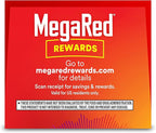 Megared Omega-3 Fish Oil + High Absorption Krill Oil 500mg Softgels, MegaRed Advanced 4in1 (80 count in a bottle) Concentrated Omega-3 Fish & Krill Oil Supplement