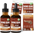 Herbal Liquid Drops, Natural Dong Quai Extract for Hormone Harmony, Menopause Relief & PMS Support. 4oz