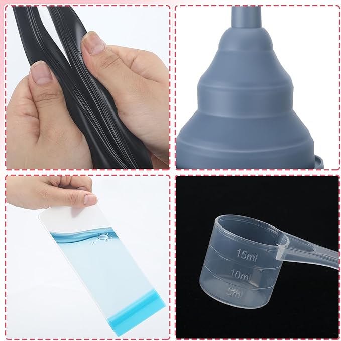 21 Pcs Protein Powder Travel Container Set Reusable Protein Powder Supplement Packets Container to Go Portable Zip up Bags Organizer with Funnels, Spoons and Labels