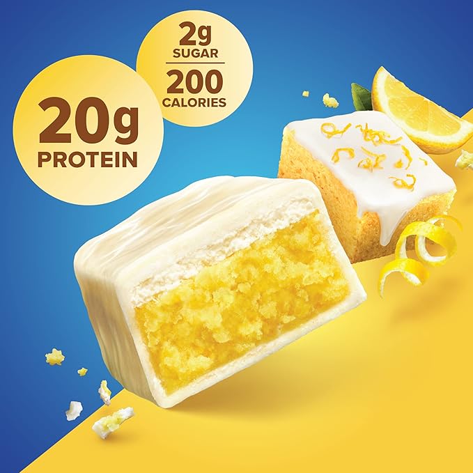 Pure Protein Pure Protein Bars, High Protein, Nutritious Snacks To Support Energy, Lemon Cake, 12 Count, 12 Count