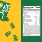 NEWELLME Daily Super Greens Gummies - 6g Fiber per Serving - Sugar-Free, Vegan & Gluten-Free - Essential Multivitamin with Probiotics for Digestive Health, Energy & Immunity - 14 Grab-and-Go Packs