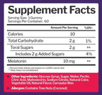 Melatonin 10mg Gummies with 10mg of Melatonin Per Gummy (60 Servings) - Maximum Strength Sleep Support for Adults - Gluten-Free, Non-GMO, Vegetarian, Great Tasting Mixed Berry Flavor - 60 Servings